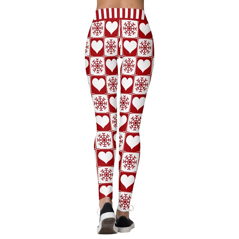 Snowman Santa Claus Leggings Women's Christmas Dailywear Adults Christmas Carnival Masquerade Christmas Eve Christmas Party Pants2