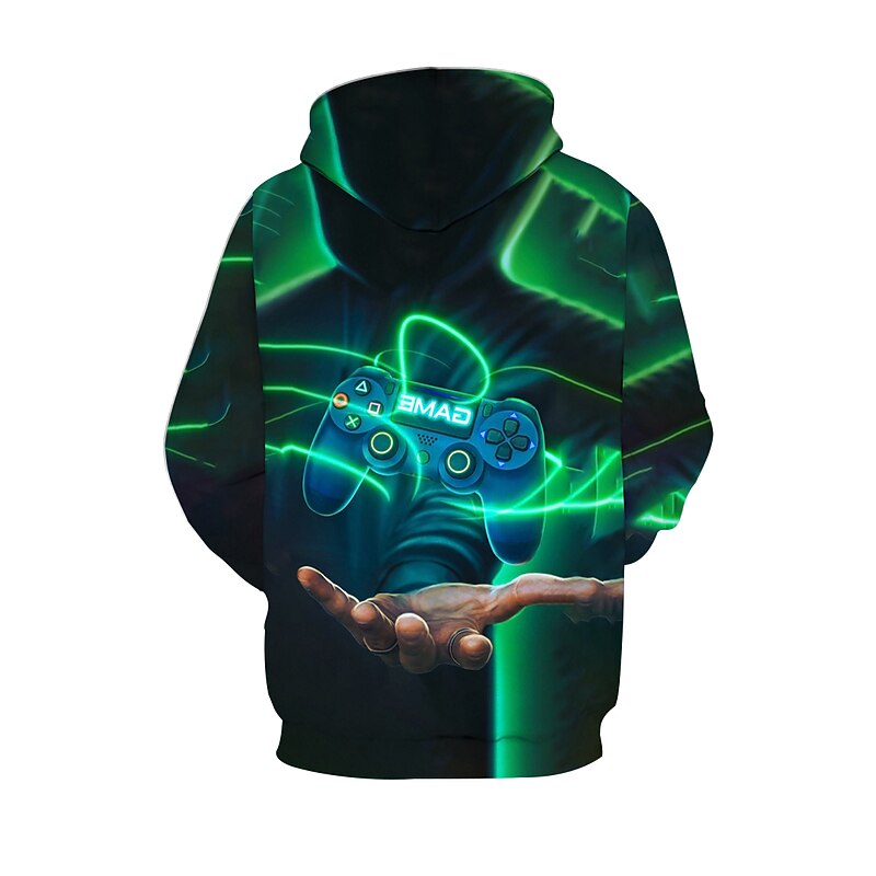 Kids Boys' Hoodie Long Sleeve Black 3D Print Daily Outdoor Active 4-12 Years / Fall4