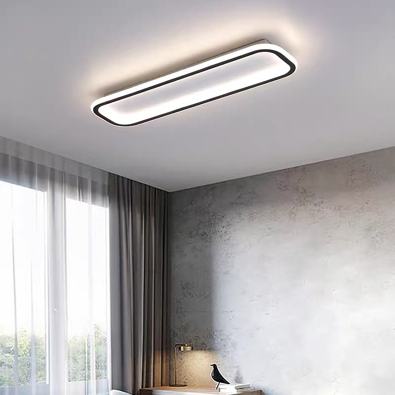 LED Ceiling Light 60 cm Lantern Design Flush Mount Lights Metal Painted Finishes Modern 220-240V