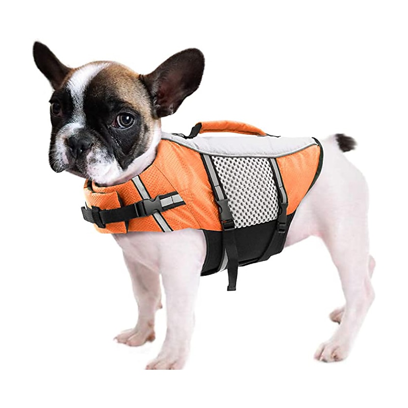 Dog Dog Life Jacket Reflective Sports & Outdoors Safety Beach Pool Dog Clothing for Husky Golden Retriever Bichon Frise Pomeranian Small2