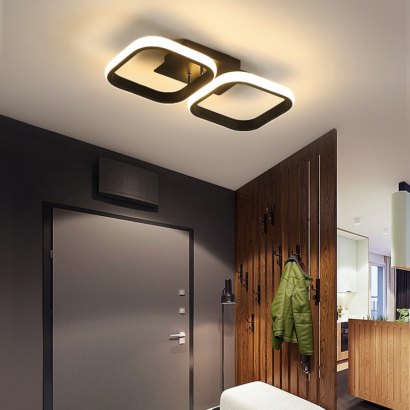 2-Light 3-Light Dimmable Ceiling Light LED Geometric Shapes Flush Mount Lights Aluminum Silica gel Modern Style Metal Painted Finishes LED 110-120V 220-240V / CE Certified