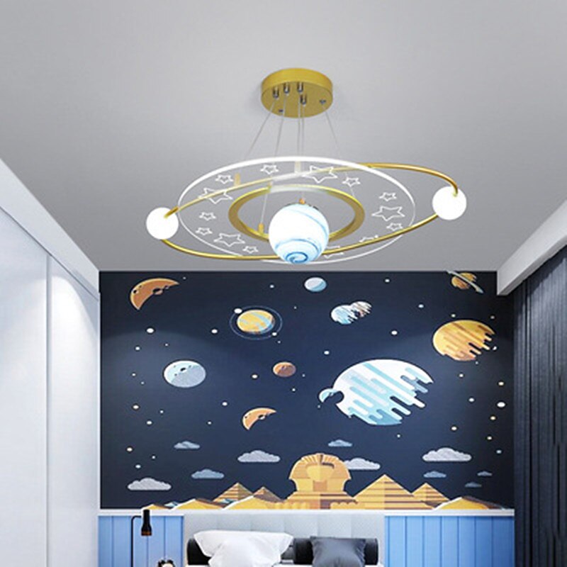 LED Ceiling Light 55/65 cm Circle Design Single Design Chandelier Acrylic Artistic Style Modern Style Stylish Painted Finishes LED Modern 220-240V3