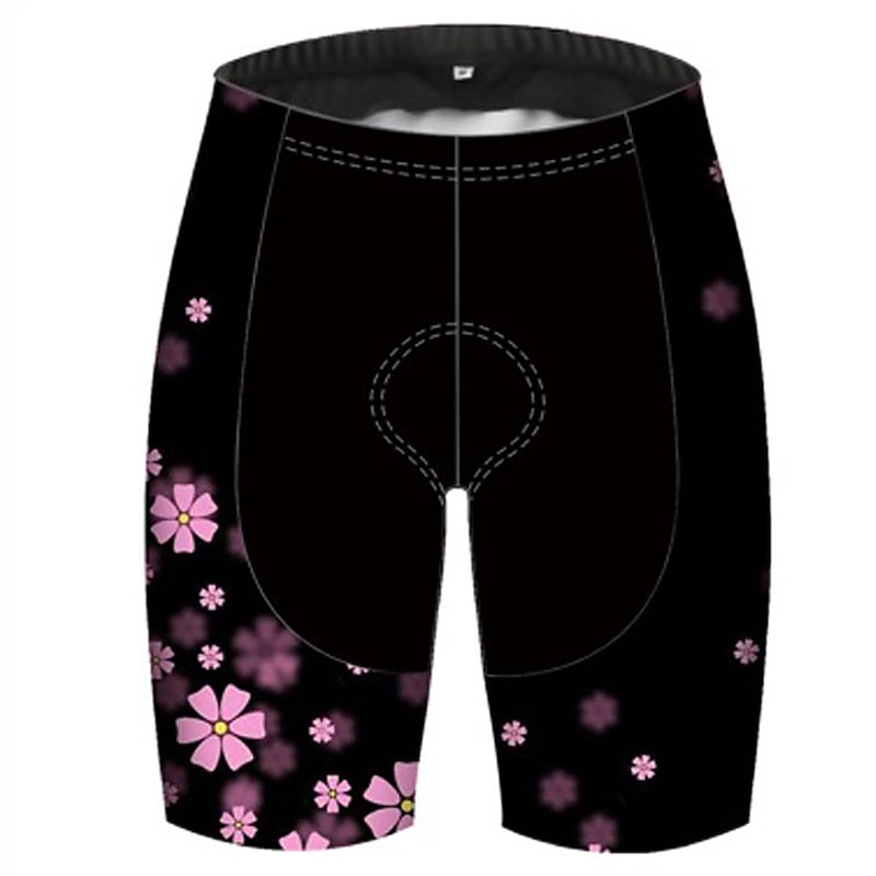 Women's Graphic Patterned Floral Botanical Flower Cycling Road Shorts Cycling Shorts Bike Shorts Bike Shorts Pants Race Fit Mountain Bike MTB Road Bike Cycling Sports 3D Pad Quick Dry Ultraviolet2