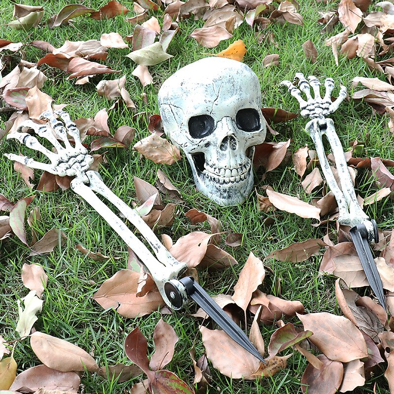 1 set Halloween Decorations Halloween Entertaining, Holiday Decorations Party Garden Wedding Decoration 13.5X18.5/9.5X37 cm Halloween Skeleton Decoration4