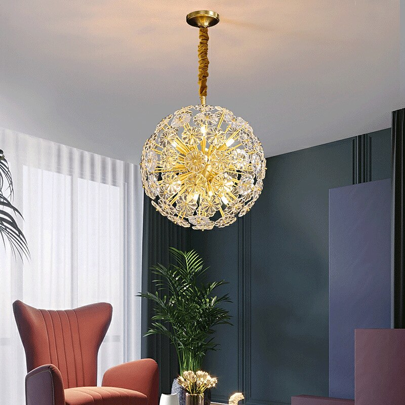LED Pendant Light 40 cm Lantern Design Chandelier Metal Electroplated Modern 220-240V2