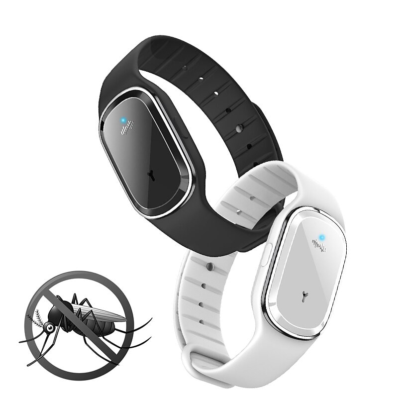 Portable Ultrasonic Mosquito Killer Smart Watch – Waterproof Physical Repellent Bracelet - Main Image