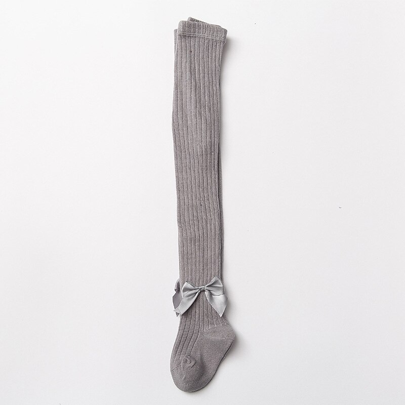 Kids Girls' Leggings Tights Light Pink White Black Striped Fall Winter Casual Socks Indoor / Spring / Cotton3