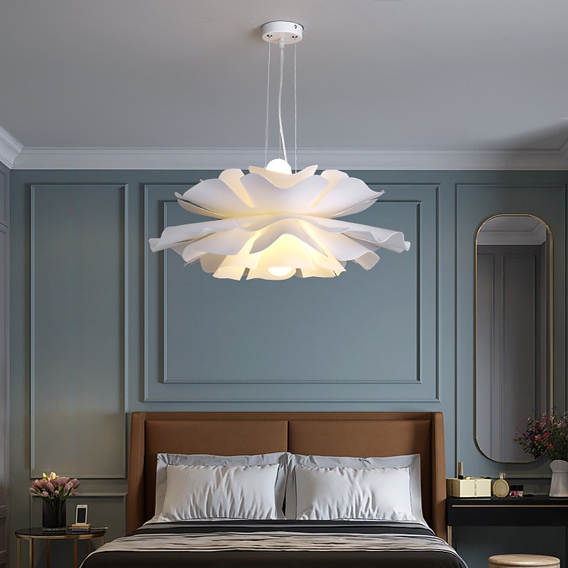 LED Pendant Light 50 cm Lantern Design Pendant Light Metal Painted Finishes Modern 220-240V4