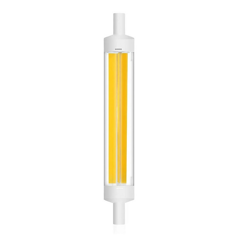 1Pcs Dimmable R7S COB LED Bulbs 7W J Type 118MM Double Ended LED Lights 70W Halogen Equivalent 220-240V T3 R7S Base Equivalent Floodlight Replacement for Garage Speciality Lighting Floor Lamps
