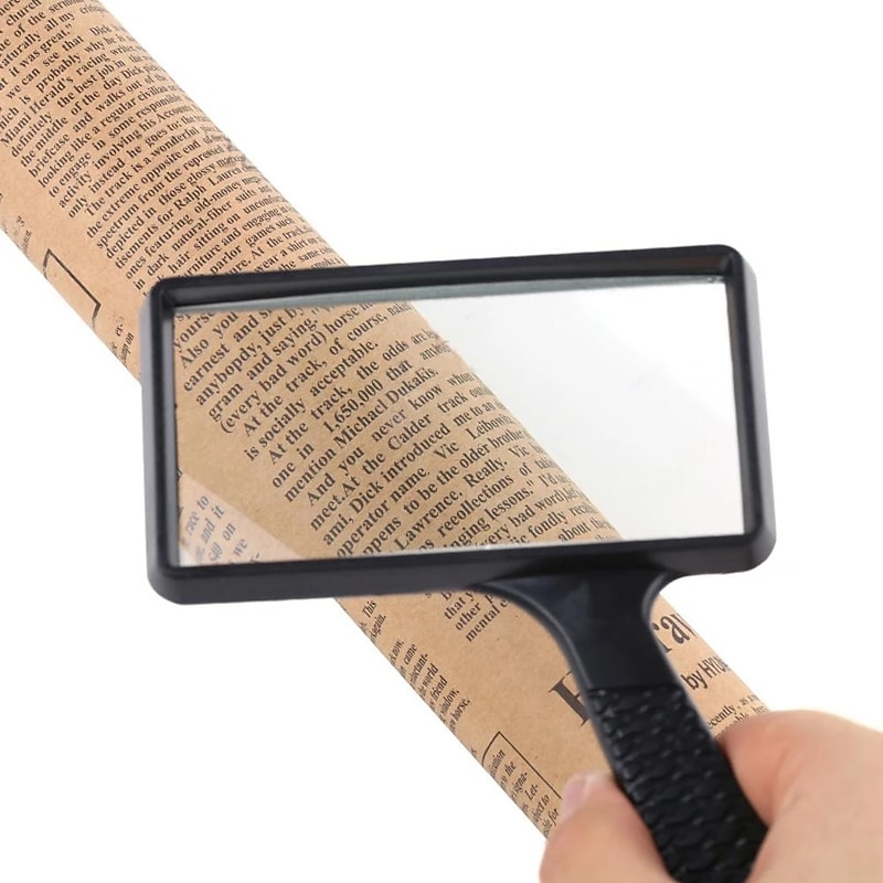 Magnifier Handheld 3 X Reading 9.3*4.7 mm Plastic Adults', Back to School Gift2