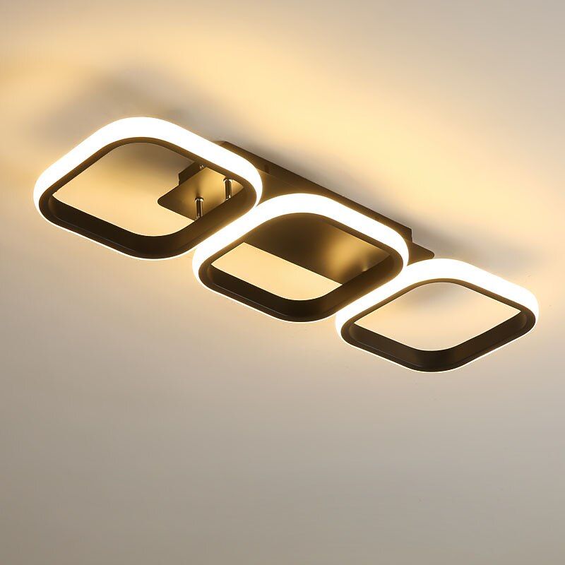 2-Light 3-Light Dimmable Ceiling Light LED Geometric Shapes Flush Mount Lights Aluminum Silica gel Modern Style Metal Painted Finishes LED 110-120V 220-240V / CE Certified4