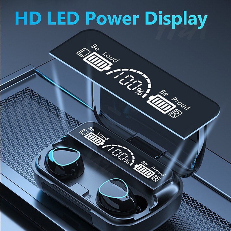 M10 TWS Wireless Bluetooth 5.1 Earphone 2000mAh Power Bank True Wireless Headphones Sports Bluetooth Headset 9D HIFI Sound Earbuds4