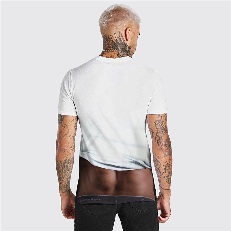 Men's Plus Size Shirt Big and Tall Graphic Prints Crew Neck Print Short Sleeve Summer Designer Casual Big and Tall Daily Holiday Tops2