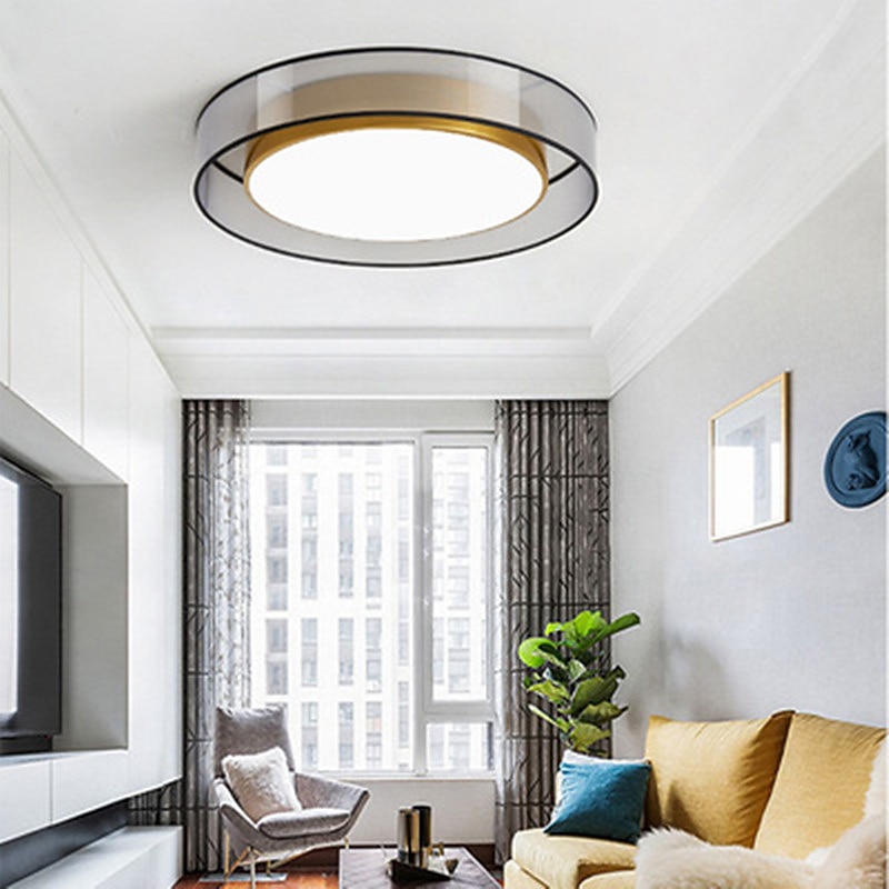 LED Ceiling Light 40/50 cm Circle Design Flush Mount Lights Metal Artistic Style Modern Style Stylish Painted Finishes LED Modern 220-240V2