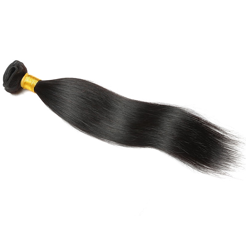 Brazilian Hair 1 Bundle Straight 7A Natural Black Hair Curtain 100G 8-28 single piece2