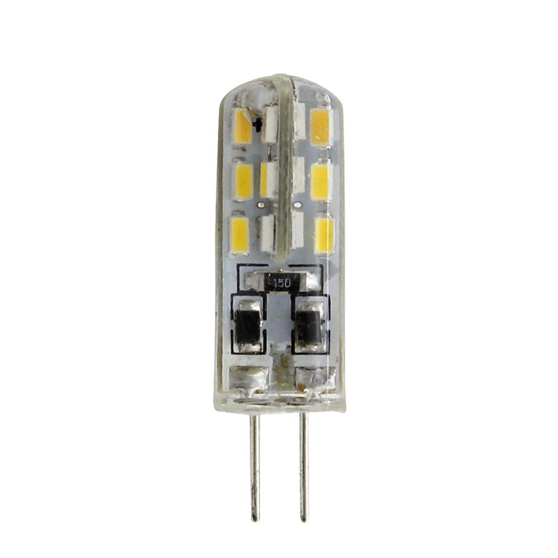 1Pc 1W G4 T3 Landscape LED JC Bi-pin Light Bulb 24 LEDs 3014 SMD 10W Halogen Replacement 360 Beam Angle Chandelier DC12V