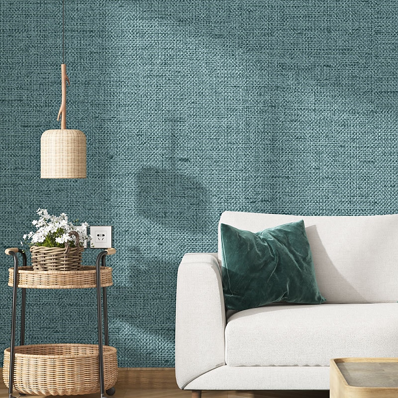 Wallpaper Self-adhesive Solid Color Wall Fabrics  Non Woven for Home Decoration Waterproof Material Home Decor 53x300cm3