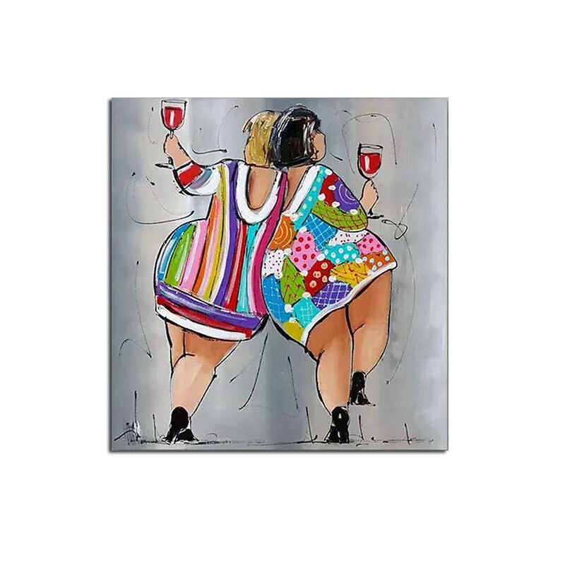 Oil Painting Handmade Hand Painted Wall Art Contemporary Woman Home Decoration Decor Rolled Canvas No Frame Unstretched2