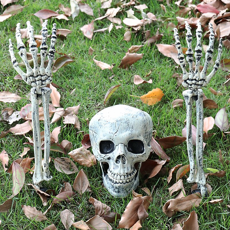 1 set Halloween Decorations Halloween Entertaining, Holiday Decorations Party Garden Wedding Decoration 13.5X18.5/9.5X37 cm Halloween Skeleton Decoration3