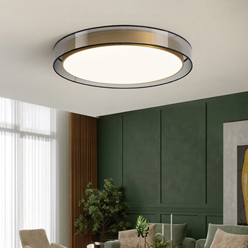 LED Ceiling Light 40/50 cm Circle Design Flush Mount Lights Metal Artistic Style Modern Style Stylish Painted Finishes LED Modern 220-240V3