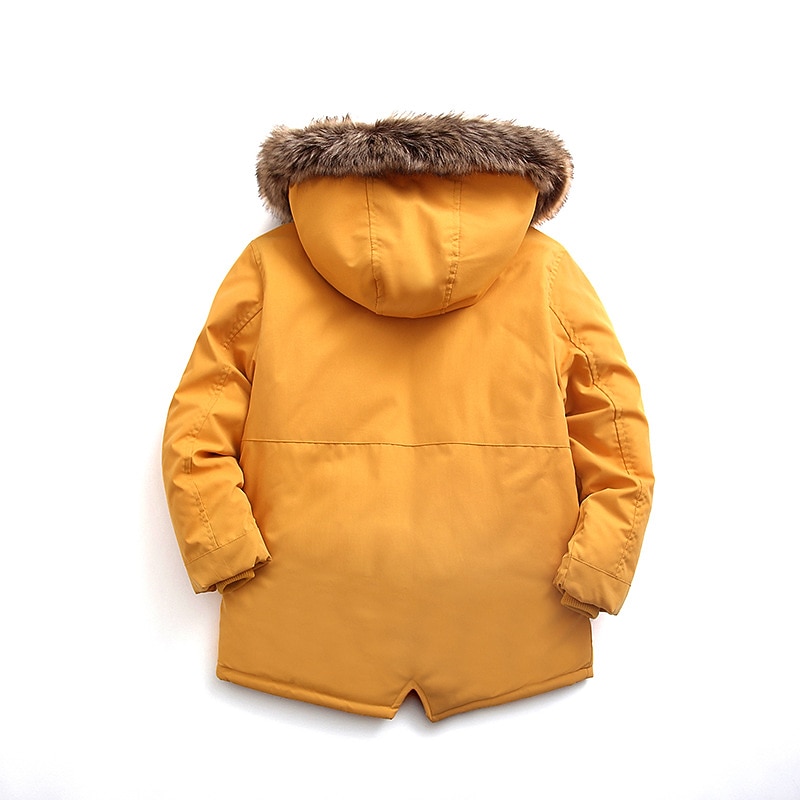Boys' 3D Kids Puffer Jacket Plain Coat Long Sleeve Fall Winter Active Kids 3-13 Years Vacation Street Regular Fit4