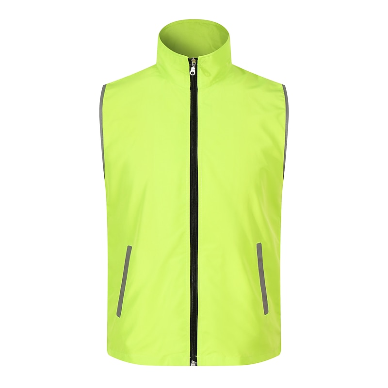 Men's Cycling Vest Solid Color Sleeveless Bike Vest / Gilet Jacket Top with 3 Rear Pockets Windproof Fast Dry Reflective Strips Back Pocket Sports Red Blue Sky Blue Clothing Apparel2
