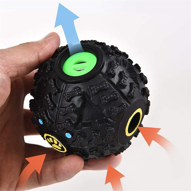 2-Pack Dog Ball Toys Interactive Dog Toys Snack Ball Leaking Ball for Pet Tooth Cleaning/Chewing/PlayingIQ Treat Ball 2.75Inch/7cm4