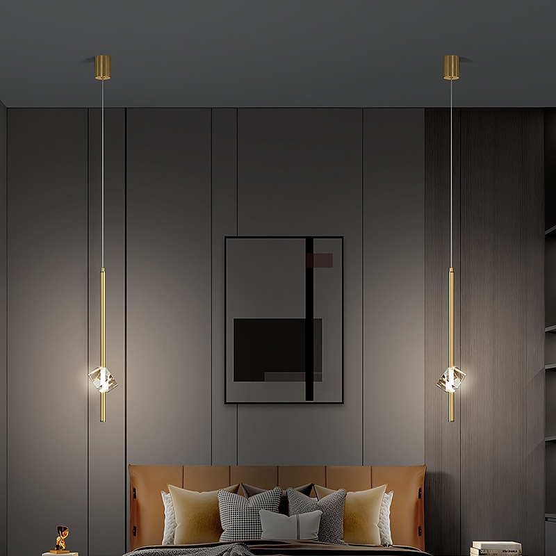 20 cm LED Pendant Light Single Design Crystal Style Copper Brass LED Nordic Style 220-240V