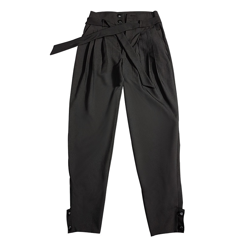 Latin Dance Pants Solid Men's Performance Daily Wear High Polyester3