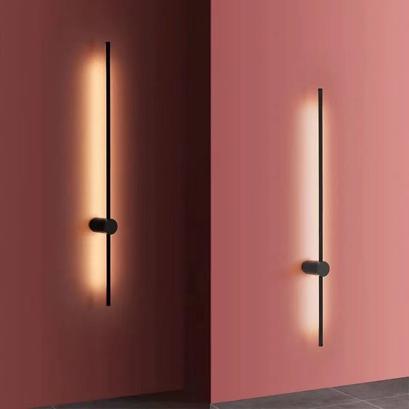 Lightinthebox LED Wall Lights Simple Modern Nordic linear Wall Sconces Rotatable Flush Mount Wall Lights LED Corridor Lights Dimmable Living Room Bedroom Acrylic Wall Light 110-240V 10 W3