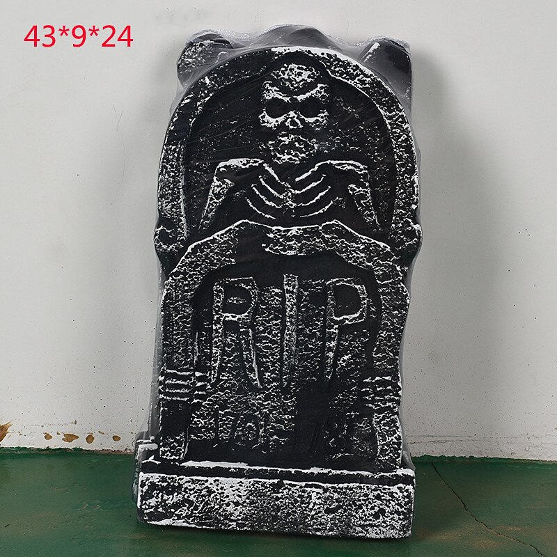 Solid Foam Gravestone Halloween Prop Bar Haunted House Secret Room Decoration 4pcs4