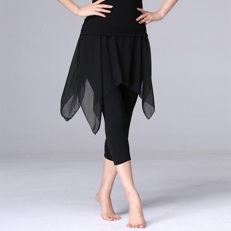 Activewear Skirts Pure Color Splicing Women's Training Performance Natural Modal3