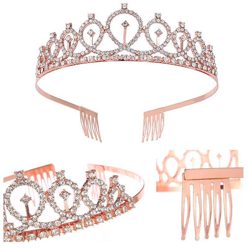 1 Piece Birthday Crown Shoulder Strap Set Gold Pink Belt BIRTHDAY GIRL QUEEN Belt Etiquette Belt Party Supplies2