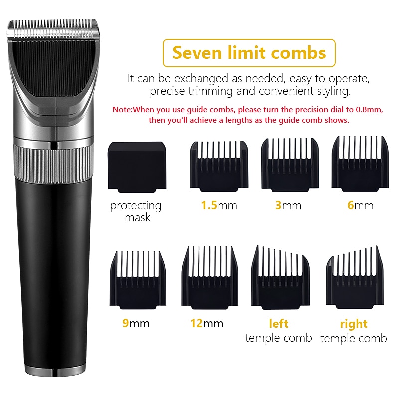 Professional Hair Clipper For Men Beard Trimmer Machine for Shaving Hair Trimmer Fast Charge Hair Cutting Machine Beard Trimmer with  Barber Scissors4