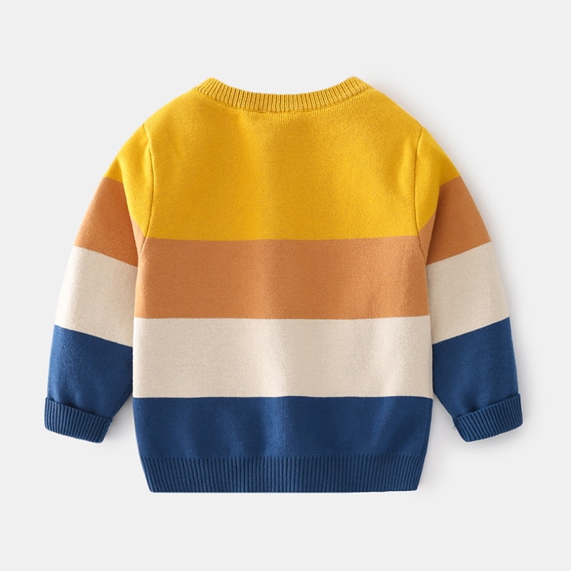 Boys 3D Animal Cartoon Tiger Sweatshirt Long Sleeve Fall Winter Active Basic Kids 3-8 Years Outdoor Indoor Regular Fit3