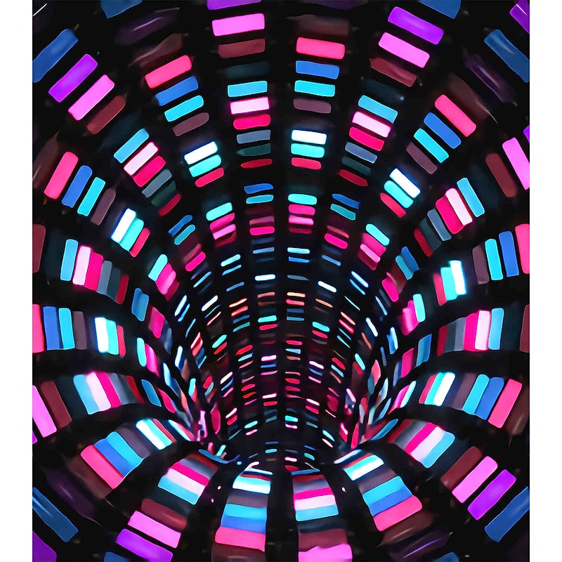 3D Vortex 3-Piece Duvet Cover Set Hotel Bedding Sets Comforter Cover with Soft Lightweight Microfiber,1 Duvet Cover, 2 Pillowcases for Double/Queen/King(1 Pillowcase for Twin/Single) coverlet4