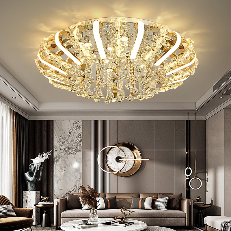 52cm 82cm Ceiling Lights LED Unique Design Chandelier Flush Mount Lights Stainless Steel Nordic Style 110-120V 220-240V2