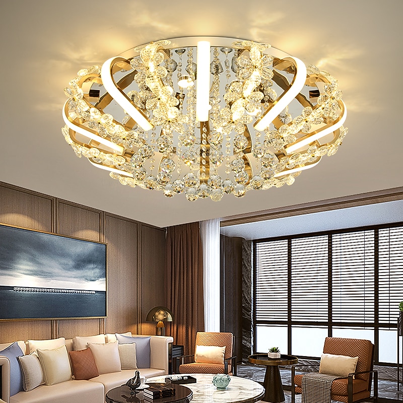 52cm 82cm Ceiling Lights LED Unique Design Chandelier Flush Mount Lights Stainless Steel Nordic Style 110-120V 220-240V3