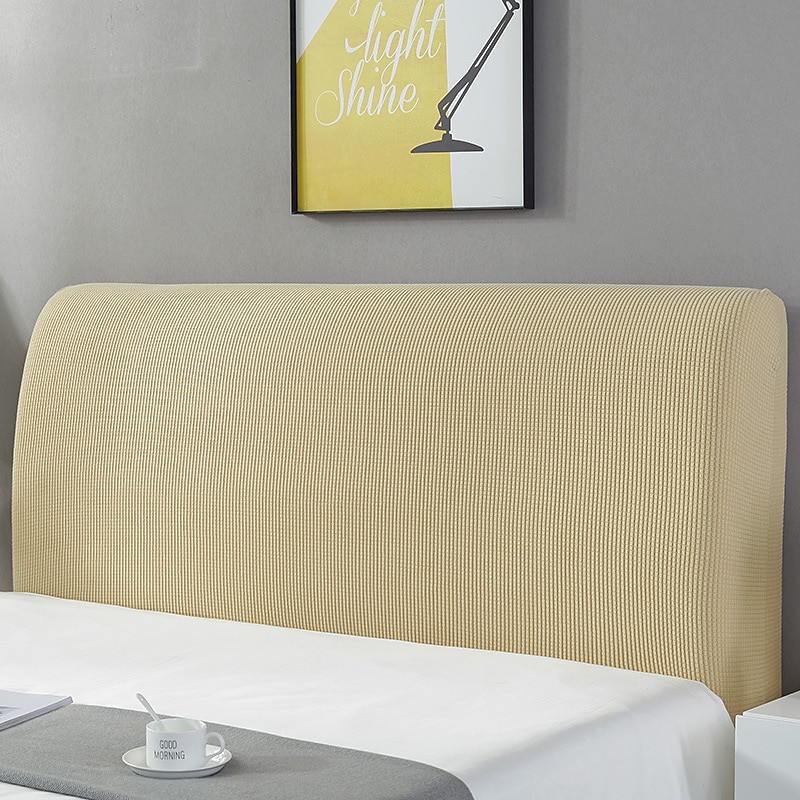 Bed Headboard Cover for Bedroom Decoration, Stretch Bed Headboard Slipcover Covers, Dust proof Protector Cover for Upholstered Headboard