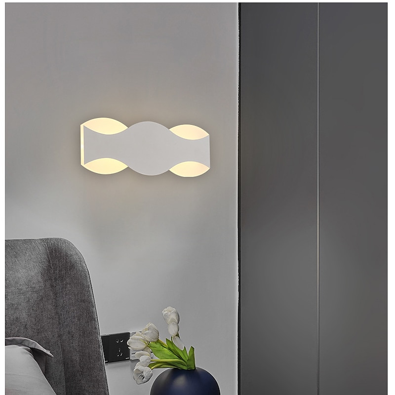 Lightinthebox LED Wall Lights Creative LED Modern LED Wall Lamps Living Room Bedroom Iron Wall Light 220-240V 12/19 W4