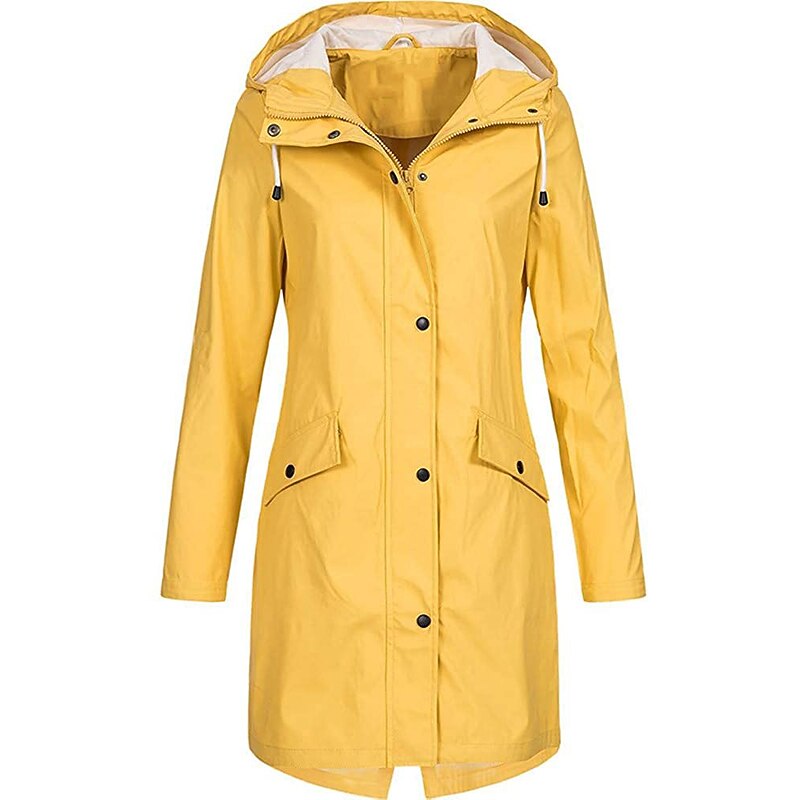 Oversized Women's Hoodie Jacket Hiking Jacket Windbreaker Zip Up Hoodie Outdoor Windproof Ultra Light UV Protection Quick Dry Outerwear Coat Parka Camping Hunting Fishing Pink Blue Yellow Green3