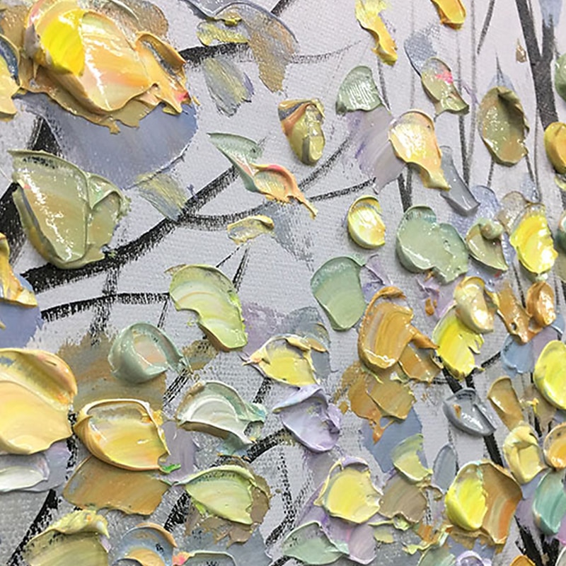 Oil Painting Handmade Hand Painted Wall Art Abstract Landscape Green Trail  Home Decoration Decor Rolled Canvas No Frame Unstretched3