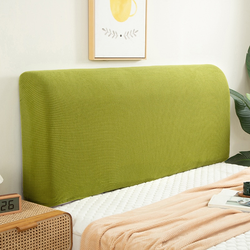 Bed Headboard Cover for Bedroom Decoration Stretch Bed Headboard Slipcover Covers, Dust proof Protector Cover for Upholstered Headboard ,Sage Green4