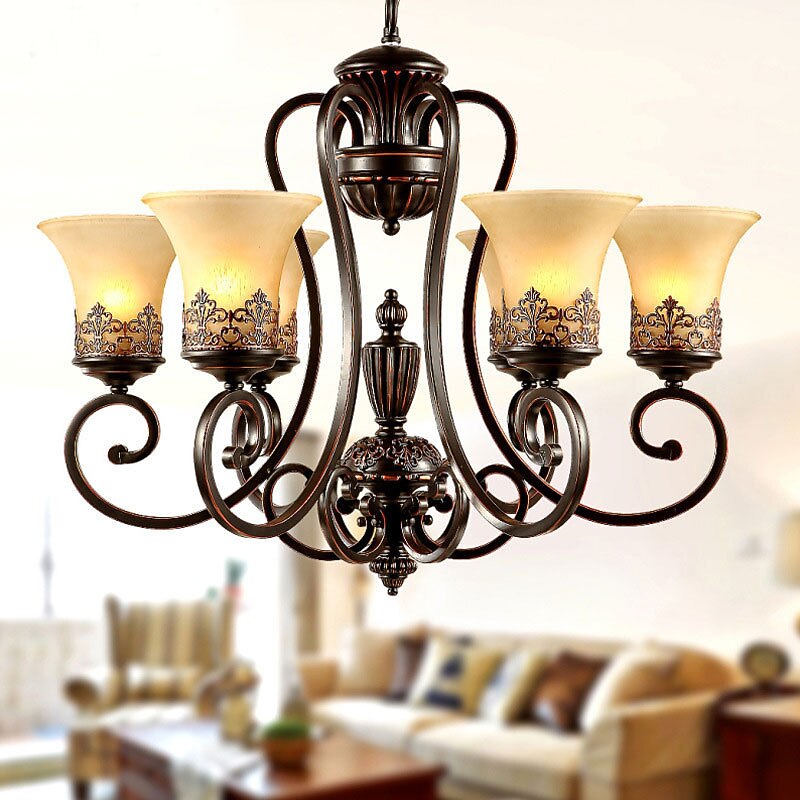 LED Pendant Light 67 cm Pendant Lantern Design Chandelier Metal Painted Finishes Modern 220-240V2