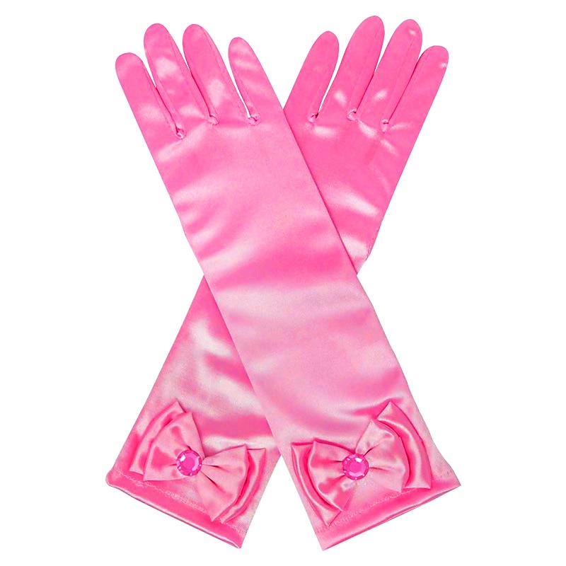 Princess Holiday Jewelry Girls' Movie Cosplay Cosplay Costume Party Green Purple Yellow Gloves Christmas Halloween Children's Day Polyester World Book Day Costumes3