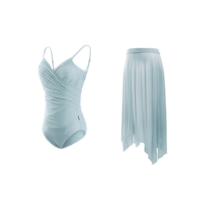 Ballet Skirts Tulle Women's Performance Training Sleeveless High Chinlon2