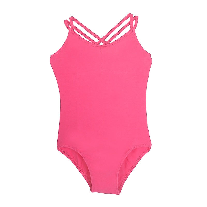 Kids' Dancewear Gymnastics Ballet Leotard / Onesie Pure Color Girls' Training Performance Sleeveless Polyester / Cotton