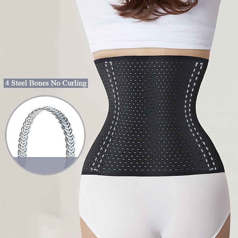 Waist Trainer Cincher Shapewear Women Corset Slimming Belt Belly Belt Binder Belly Sheath Modeling Harness Body Shaper 3 Breasted4