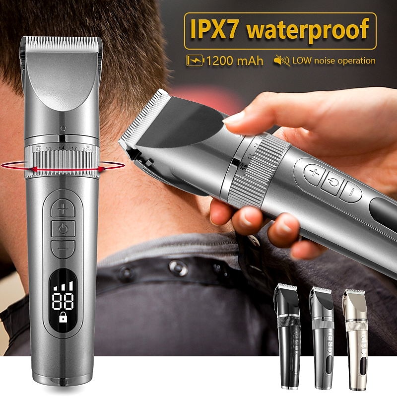 Professional Hair Clipper For Men Beard Trimmer Machine for Shaving Hair Trimmer Fast Charge Hair Cutting Machine Beard Trimmer with  Barber Scissors