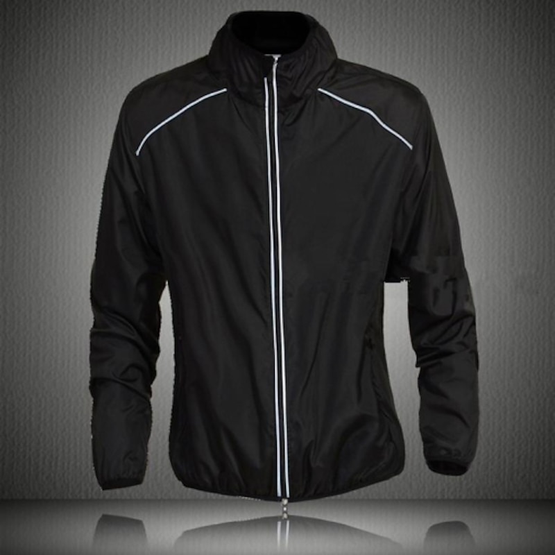 WEST BIKING® Men's Cycling Jacket Bike Jacket Windbreaker Ultraviolet Resistant Jacket Windproof Breathable Reflective Strips Sports Elastane Orange / Yellow / Green Mountain Bike MTB Road Bike2